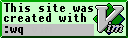 This site was created with VIM